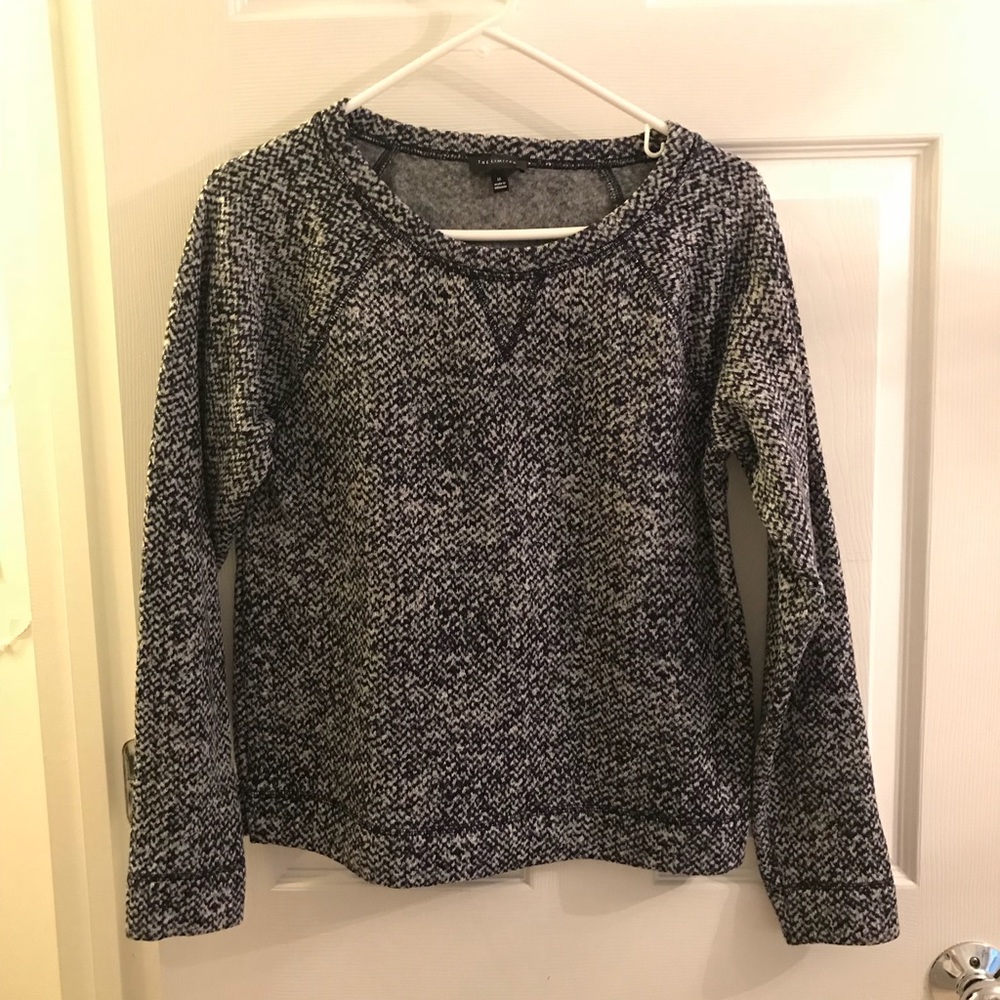 Black and white sweater